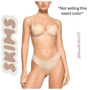 SKIMS Ultimate Push Up Plunge Bra Mica 36B NWT O-354 & O-355